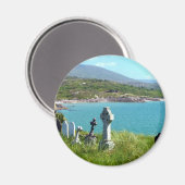 Derrynane Bay Ring of Kerry Magnet - Maßgeschneide (Vorderseite/Rückseite)