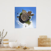 Derry's Walled City Market Poster (Küche)