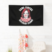 Derselbe Circus Different Clown Anti Kamala 2024 Banner (Insitu)