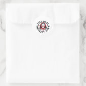 Derselbe Circus Different Clown Funny Kamala Harri Runder Aufkleber (Tasche)