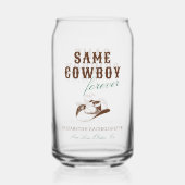 Derselbe Cowboy Forever Bachelorette Wochenende Dosenglas (Vorderseite)
