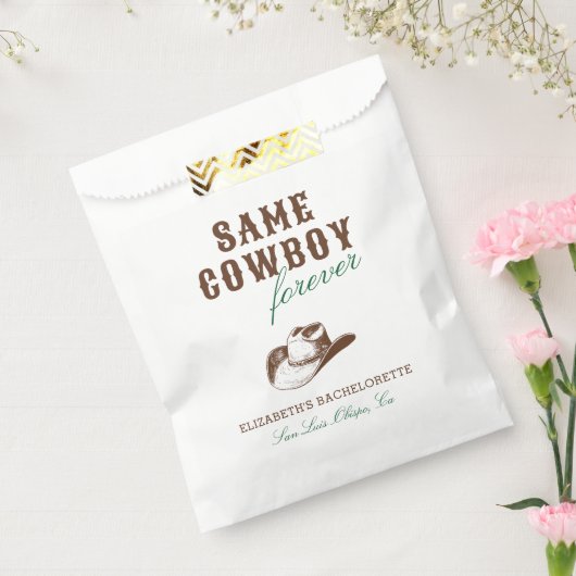 Derselbe Cowboy Forever Bachelorette Wochenende Geschenktütchen (Versiegelt)
