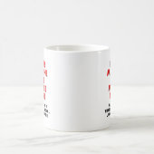 Derselbe Fehler zweimal Lustiger Becher Kaffeetasse (Mittel)