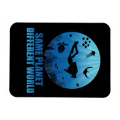 Derselbe Planet Anderer World Scuba Diver Magnet (Horizontal)