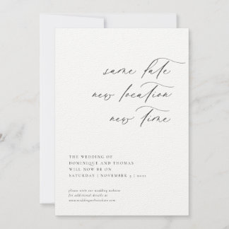 Derselbe Zeitpunkt Neuer Ort Neuer Zeitpunkt Änder Einladung