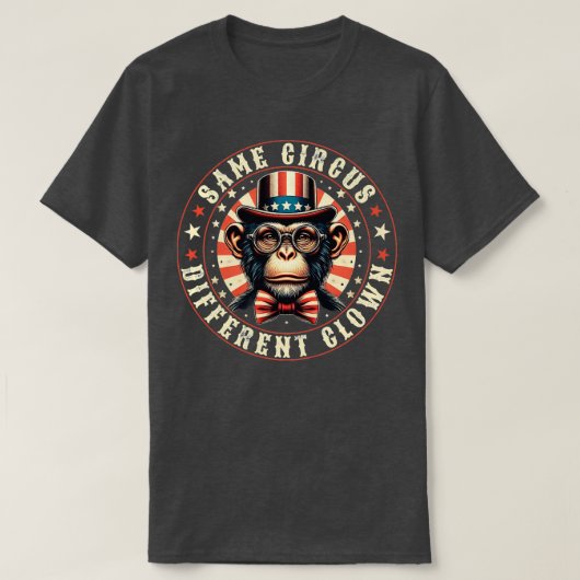 Derselbe Zirkus Unterschiedlicher Clown T-Shirt (Design vorne)