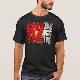Dersim 62 Dersim Tunceli Kudish Flag Kurdistan Der T-Shirt