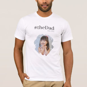 #derVater, Bright, Jahr und eigenes Foto T-Shirt