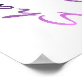 Dervish Calligraphy Poster (Ecke)