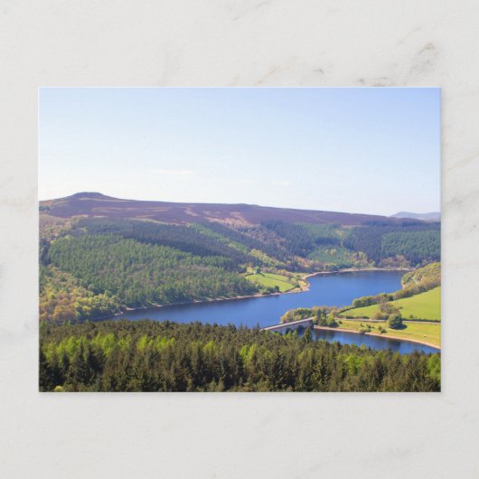 Derwent Reservoir, Derbyshire, England Postkarte (Vorderseite)