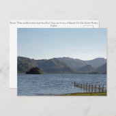Derwent Water Cumbria England Postkarte (Vorne/Hinten)
