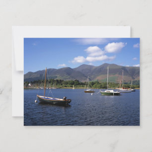 Derwent Water und Skiddaw Postkarte