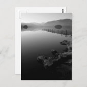 Derwentwater im Winter: Lake District Postkarte (Vorne/Hinten)