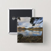 Derwentwater, Lake District, Cumbria, England Button (Vorne & Hinten)