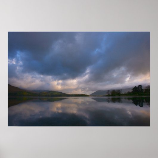 Derwentwater Reflection Poster (Vorne)