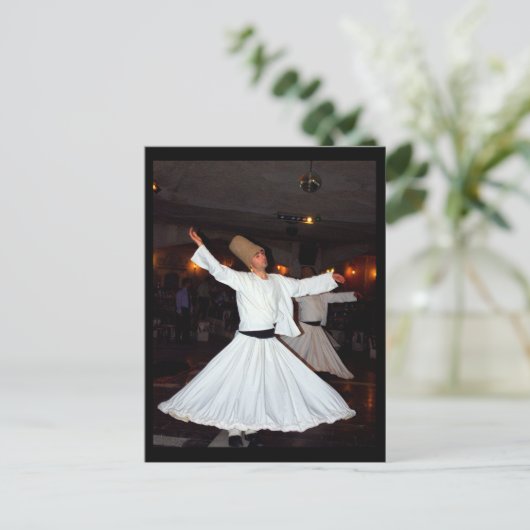 Derwish Danser Postkarte (Stehend Vorderseite)