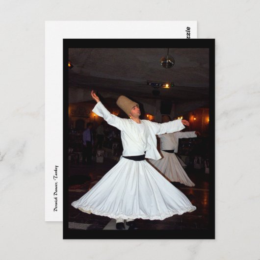 Derwish Danser Postkarte (Vorne/Hinten)