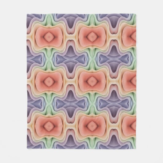 Derzeit abstrakt fleecedecke (Vorderseite)