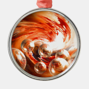 Derzeit Abstrakt Ornament Aus Metall