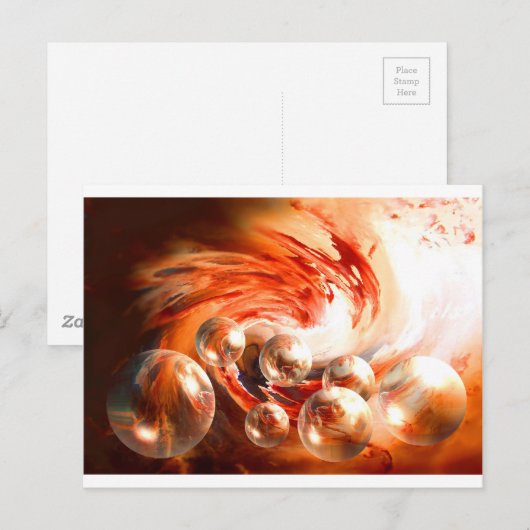 Derzeit Abstrakt Postkarte (Vorne/Hinten)