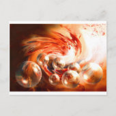 Derzeit Abstrakt Postkarte (Vorderseite)