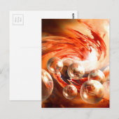 Derzeit Abstrakt Postkarte (Vorne/Hinten)