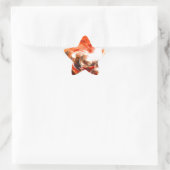Derzeit Abstrakt Stern-Aufkleber (Tasche)