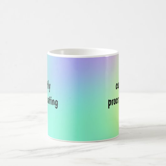 Derzeit aufschiebend - Funny Mug Kaffeetasse (Mittel)