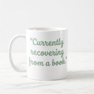 Derzeit erholt sich von einem Buch lustiger Lesebe Kaffeetasse