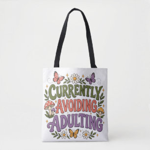 Derzeit Erwachsenwerden Vermeidung Lustiger Floral Tasche