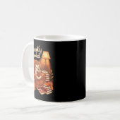 Derzeit gebuchtes gemütliches Igel-Lesedesign Kaffeetasse (Vorderseite Links)