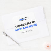 Derzeit im Flugmodus Lustiger Aufkleber (Umschlag)