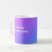Derzeit mit Regenbogen-Funny-Mug aufgeschoben Kaffeetasse (Vorderseite Links)