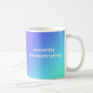 Derzeit mit Regenbogen-Funny-Mug aufgeschoben Kaffeetasse