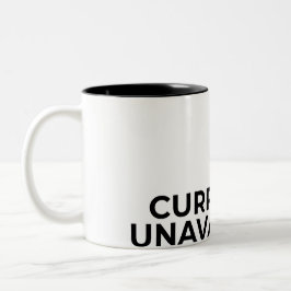 Derzeit nicht verfügbar Lustiger minimalistischer  Zweifarbige Tasse