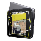 Derzeit Offline Gone Camping Auto Laptop-Sieb Laptopschutzhülle (Vorderseite Links)