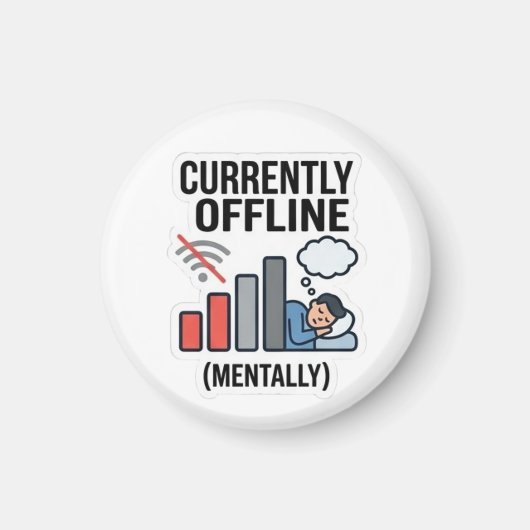Derzeit offline Mentally Magnet - Lustig (Vorne)