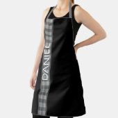 Derzeit Personalisiert Schwarz-weiß Schürze (InSitu)