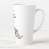 Derzeit Überanalysierend Lustiger Kaffeebecher | N Milchtasse (Rechts)