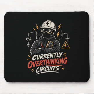 Derzeit überdenke ich Schaltkreise - Elektrotechni Mousepad