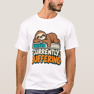 Derzeit wird der lustige schlafende Faultier gepuf T-Shirt