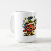 Derzeit wird die lustige Retro-Introvertierte Graf Kaffeetasse (Vorderseite Links)