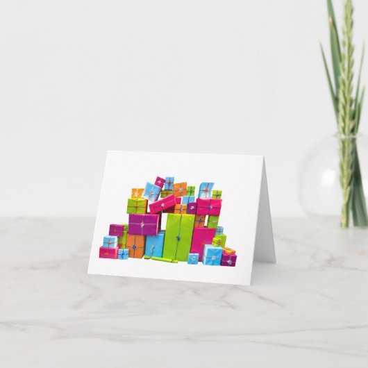 Derzeitige Blankkarte Feiertagskarte (Vorderseite)