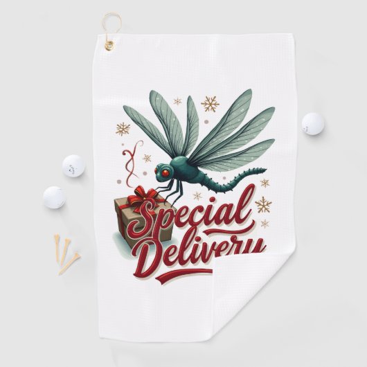 Derzeitige Delivery Dragonfly Golfhandtuch (Insitu)