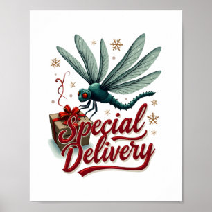 Derzeitige Delivery Dragonfly Poster