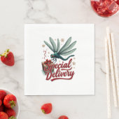 Derzeitige Delivery Dragonfly Serviette (Beispiel)