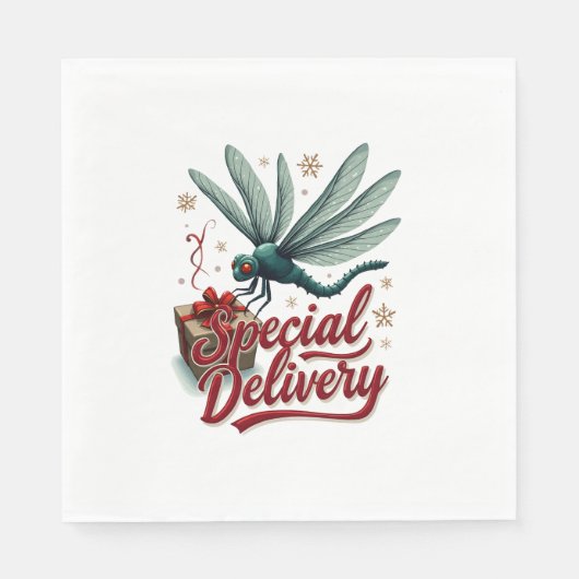 Derzeitige Delivery Dragonfly Serviette (Vorderseite)