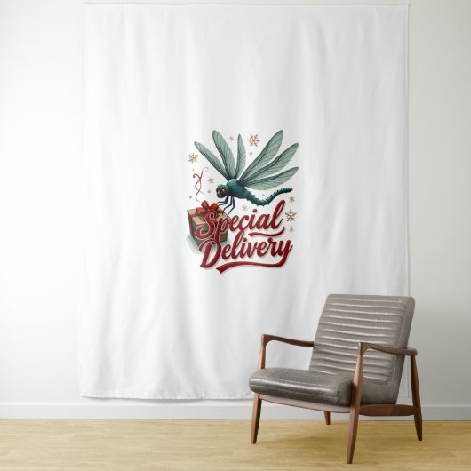 Derzeitige Delivery Dragonfly Wandteppich (Beispiel)