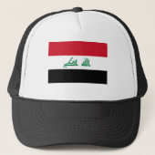 Derzeitige Flagge Iraks Truckerkappe (Vorderseite)