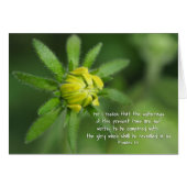 Derzeitige Leiden Römer 8:18 Gelbe Daisy (Vorderseite (Horizontal))